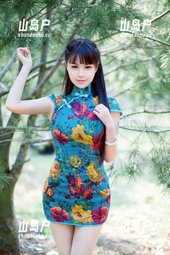 推女郎 - 这连衣裙是想让你为赵梦洁打call吗？不可思议的写真效果，图来了！